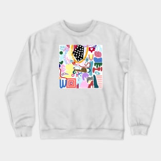 ABSTRACT COLORFUL Crewneck Sweatshirt